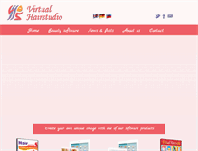 Tablet Screenshot of de.virtual-hairstudio.com